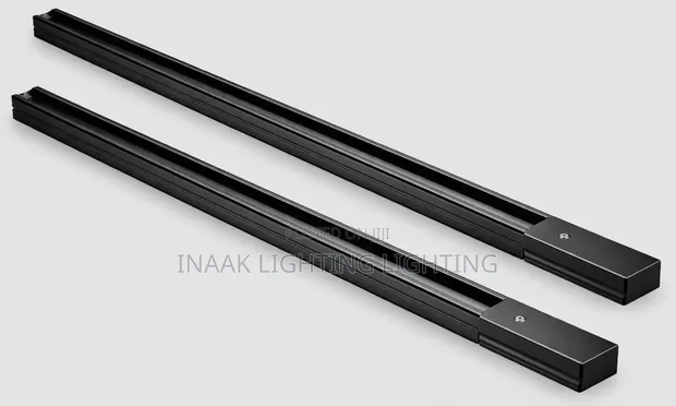 Black Track Light Rail - 1 Meter - 1