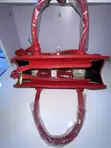 Quality Red Leather Handbag - 2