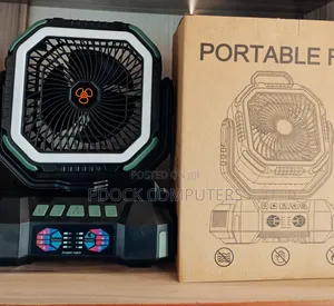 Portable Solar Fan F22S with 40,000mAh Power Bank