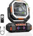 Portable Solar Fan F22S with 40,000mAh Power Bank - 3