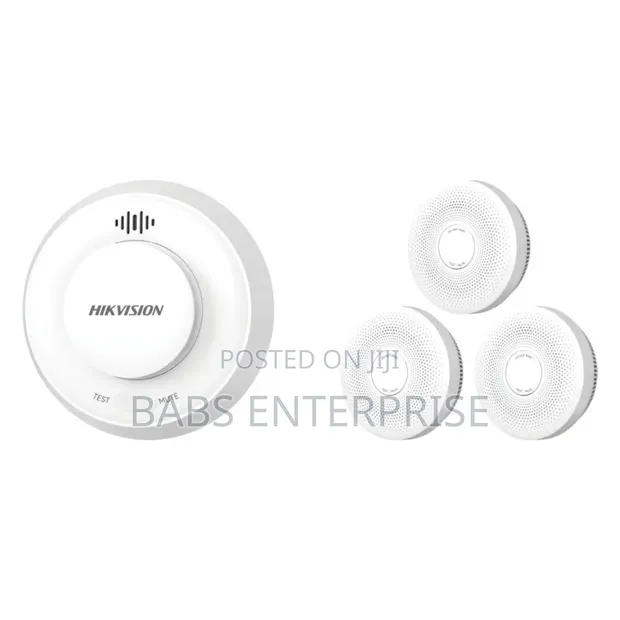 Hikvision Indoor Wireless Gateway and Smoke Alarm Kit - 1