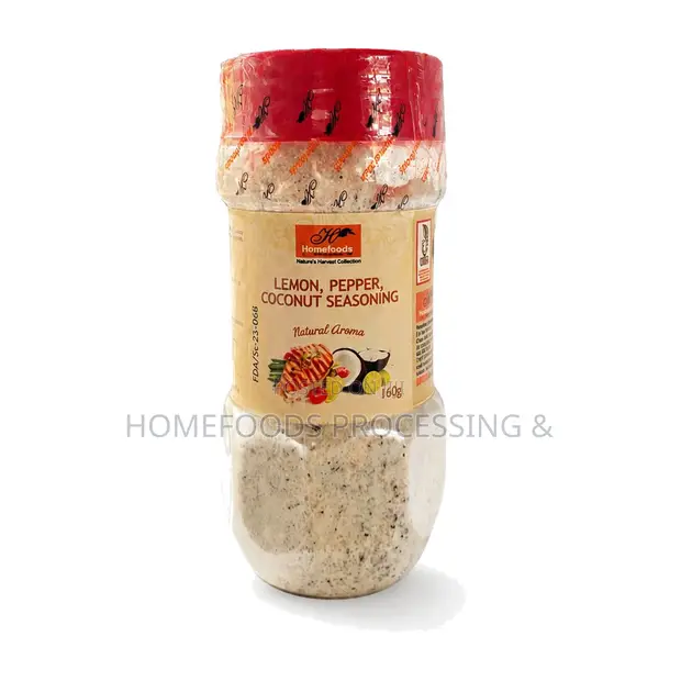 Homefoods Lemon, Coconut & Pepper Seasoning 160G - 1