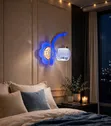 Luxury Crystal Wall Bracket with Blue LED - 1