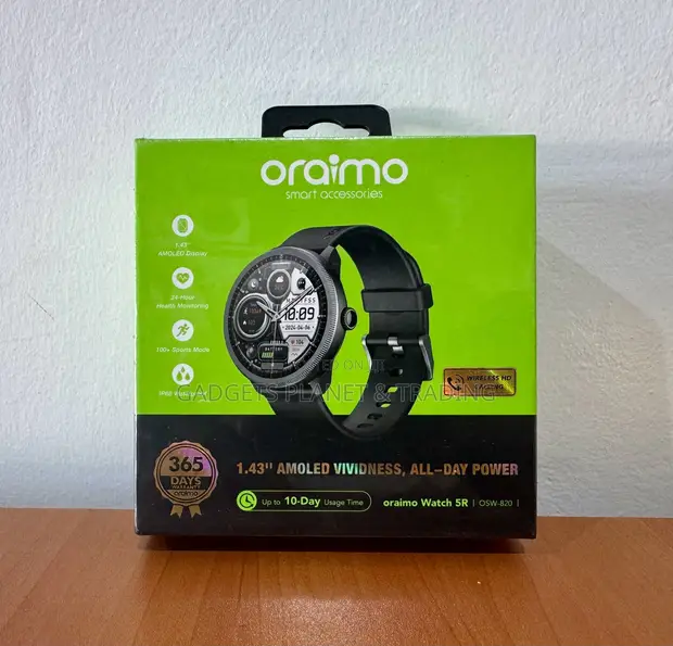 Oraimo Watch 5R (OSW-820) 1.43'' AMOLED Smartwatch - 1