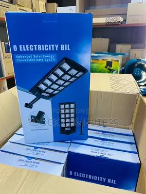 Solar Street Light LED with Remote & Sensor, Waterproof