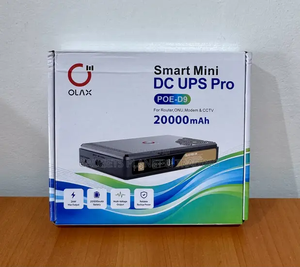 OLAX D9 Pro 20000mAh Mini DC UPS for Router, CCTV & Network Devices - 1
