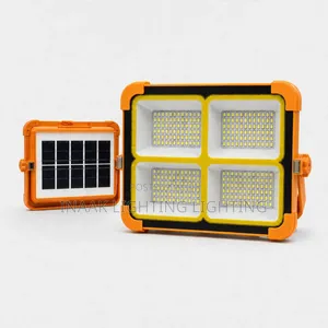 Portable Solar Flood Light - 100W 4-Panel