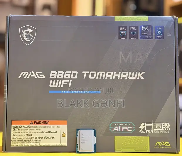 Intel Core i9-13900K & MSI B760 Tomahawk WiFi Motherboard - 1