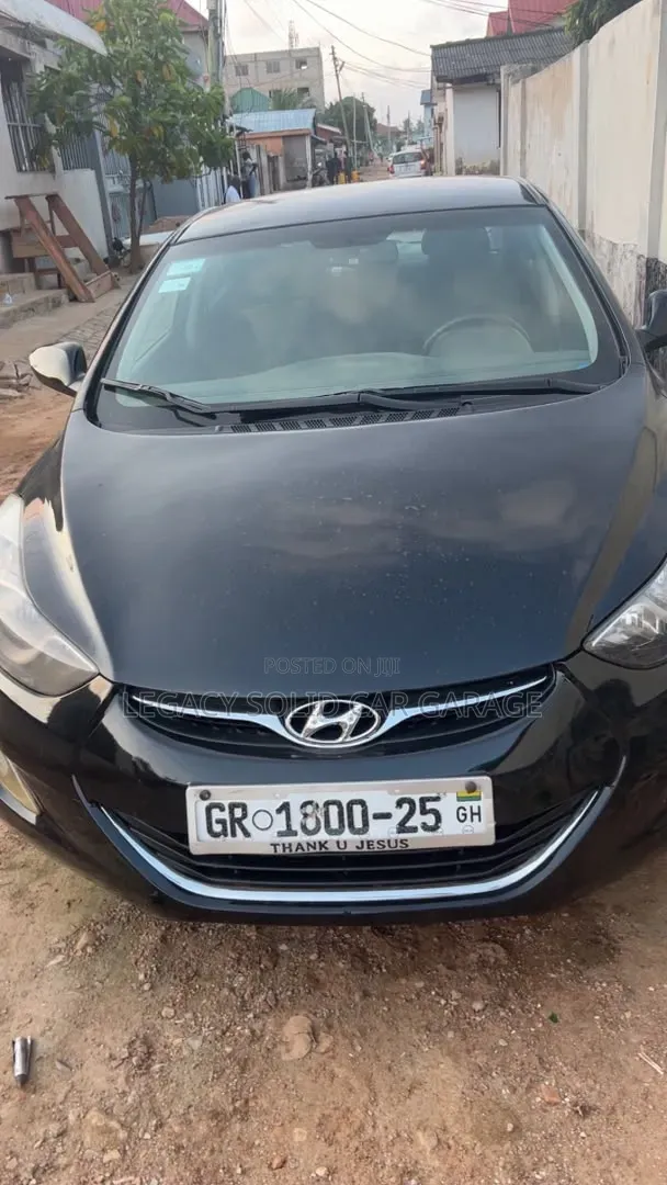 Hyundai Elantra 2012 Black - 1