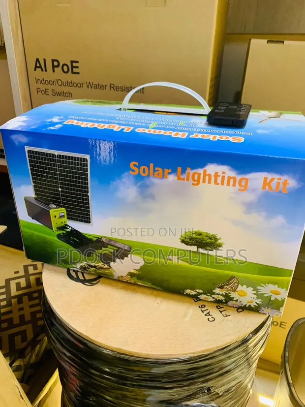 30W Solar Lighting Kit with Radio & Bluetooth - 1