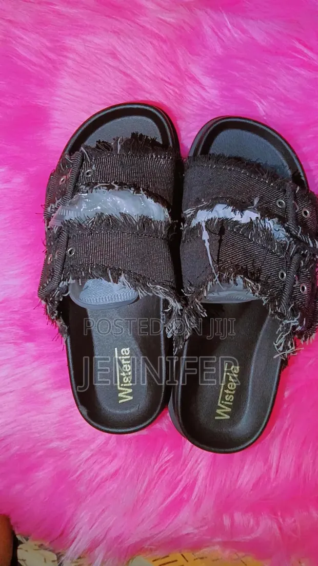 Wisteria Buckle Slides - 1