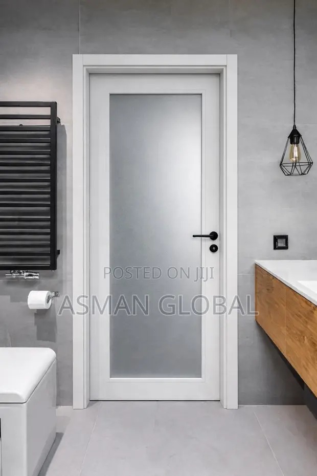 Paladin Bathroom Door with Front Glass - 1