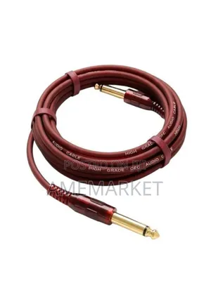 6.35mm Jack Audio Cable - Microphone, Guitar, Bass & Speaker