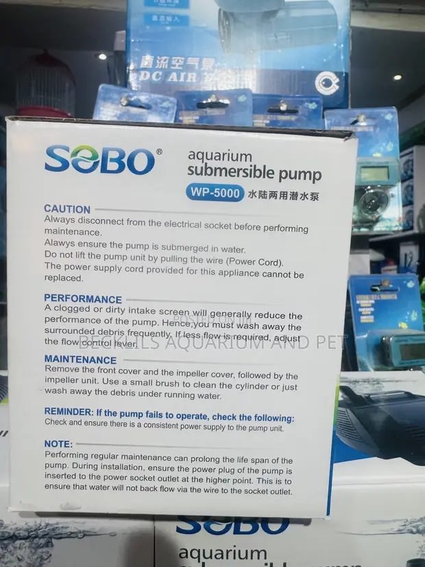 Sobo WP-5000 Submersible Pump - 1