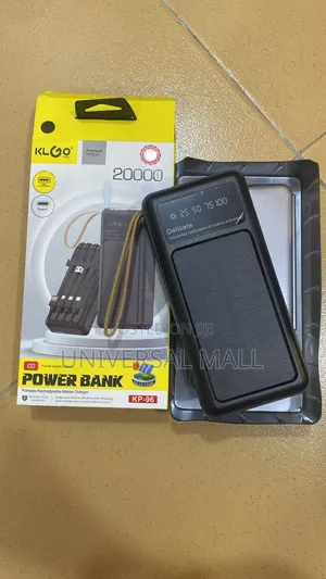 20,000mAh Solar Power Bank with USB-C and HDMI