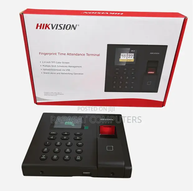 Hikvision DS-K1A8503MF-B Fingerprint Time Attendance Terminal - 1