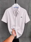 Lacoste Striped Short Sleeve Shirt - 3