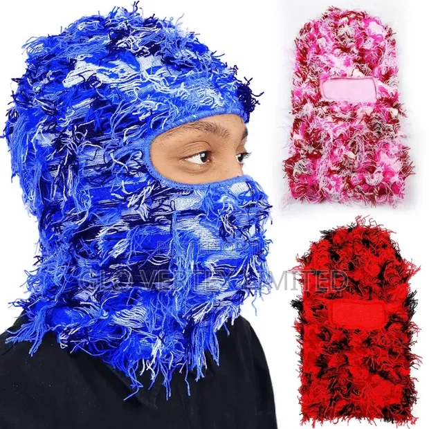 Shaggy Balaclava Mask - Winter & Streetwear - 1