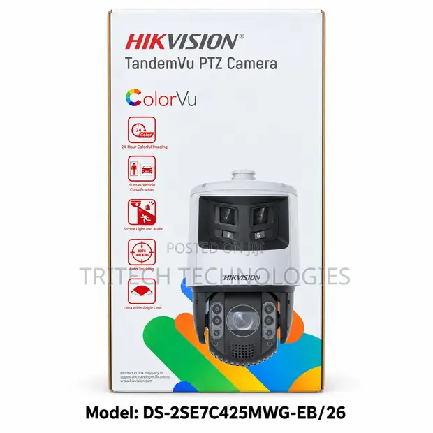 Hikvision TandemVu 6+4 MP 25X ColorVu IR PTZ Camera - 1