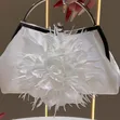 White Clutch Purse for Brides & Outings - 2