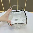 White Clutch Purse for Brides & Outings - 5