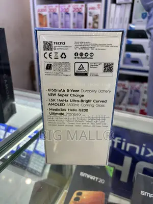 New Tecno Camon 50 Pro 256GB Black