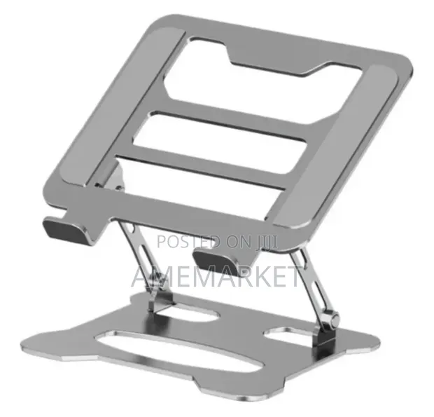 Adjustable Aluminum DJ Laptop Stand - Foldable & Multi-Angle - 1