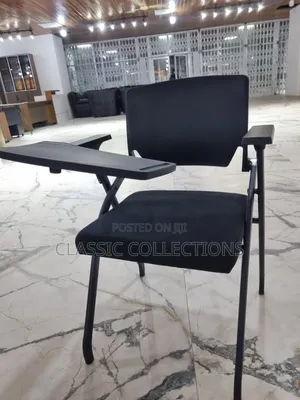 Folding Training Chair with Writing Tablet and Armrests