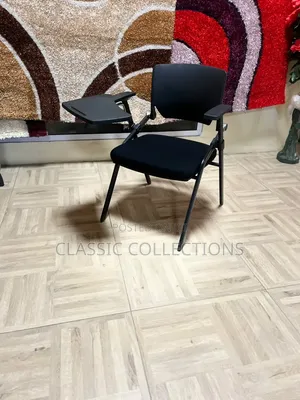 Folding Training Chair with Writing Tablet and Armrests