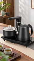 Automatic Water-Filling Electric Tea Kettle Set with Tea Pot - 2