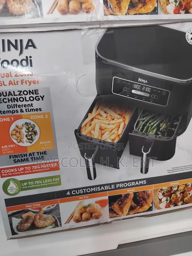Ninja Foodi 4-in-1 Dual Zone Air Fryer 7.6L - 1