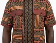 Men's Dual-Pocket African Print Shirt - 4