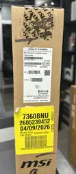New MSI Laptop 16GB RAM, AMD Ryzen 7, 1TB SSD - 3