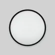 Modern Round Black Frame LED Flush Ceiling Light - 1