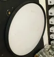 Modern Round Black Frame LED Flush Ceiling Light - 3