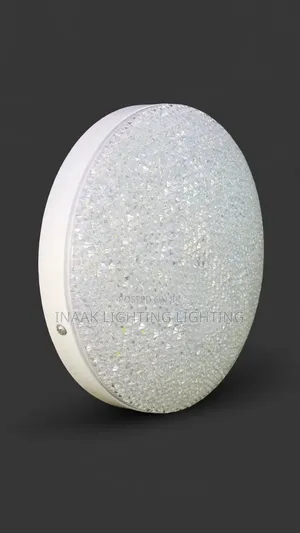 Crystal Diamond Ceiling Light with Blue Light