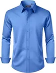 Men's Long Sleeve Button Shirts - 1