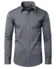 Men's Long Sleeve Button Shirts - 2