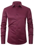 Men's Long Sleeve Button Shirts - 3