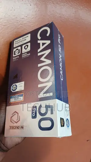New Tecno Camon 50 Pro 256GB Black