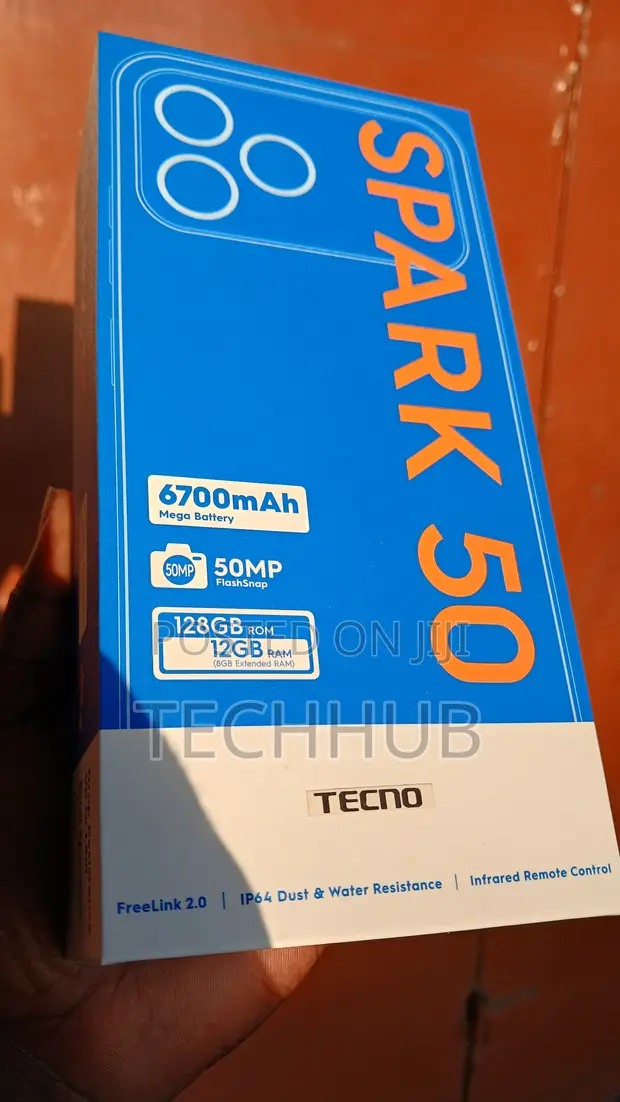 New Tecno Spark 50 5G 128GB Black - 1