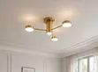 Modern Gold 4-Head Sputnik Chandelier - 2