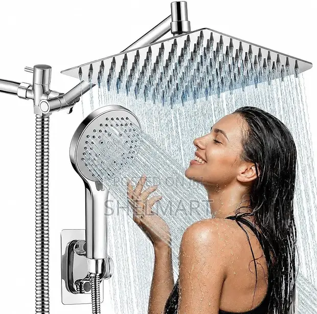 Cobbe Shower Head Combo - Rainfall & Handheld - 1