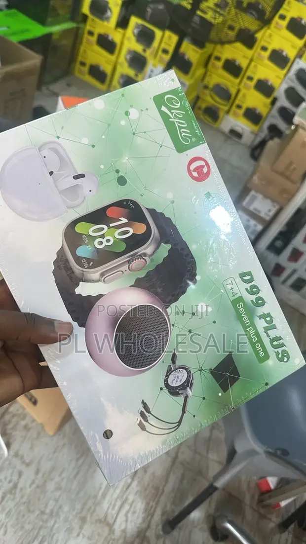 D99 Plus Smartwatch + Earbuds Combo - 1