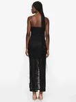 New Look Black Sleeveless Lace Midi Dress - UK 14 - 2