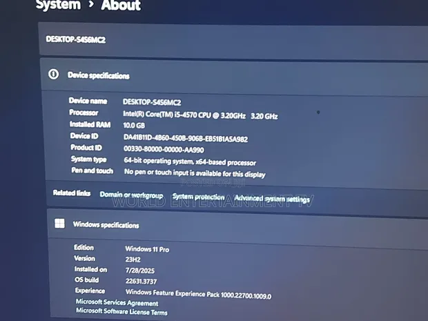 Asus Desktop Computer - Intel Core i5, 6GB RAM, 160GB HDD - 1