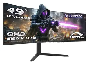 Vibox 49-Inch 2K 120Hz Curved Gaming Monitor