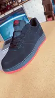 Nike Air Force 1 Black & Red Sneakers - 4