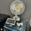 Classy High Grade Morgan Rechargeable Fan with Solar Panel & LED Light - 1