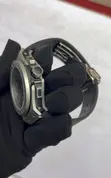 Hublot Big Bang Chronograph Tantalum Gray Dial Green Strap Watch - 1